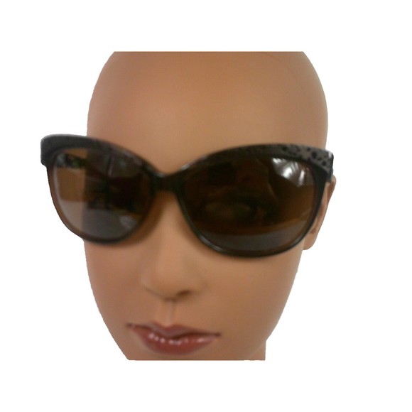 Thierry Mugler Cat Eye Sunglasses Glasses Brown TM 102106 C2 59-13 No Case - Picture 2 of 5